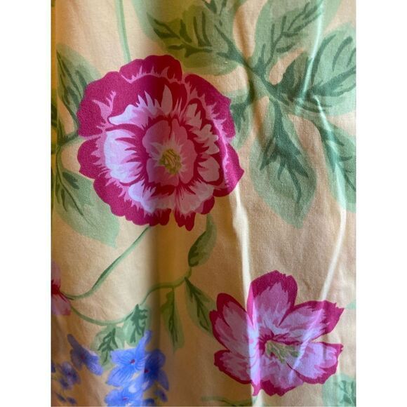 Hawaiian Bobby Brooks vintage women’s yellow Floral and Blouse M - Picture 5 of 5